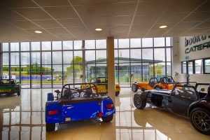 Porcelain tiles and new LED lighting in Bookatrack.com's new Caterham franchise